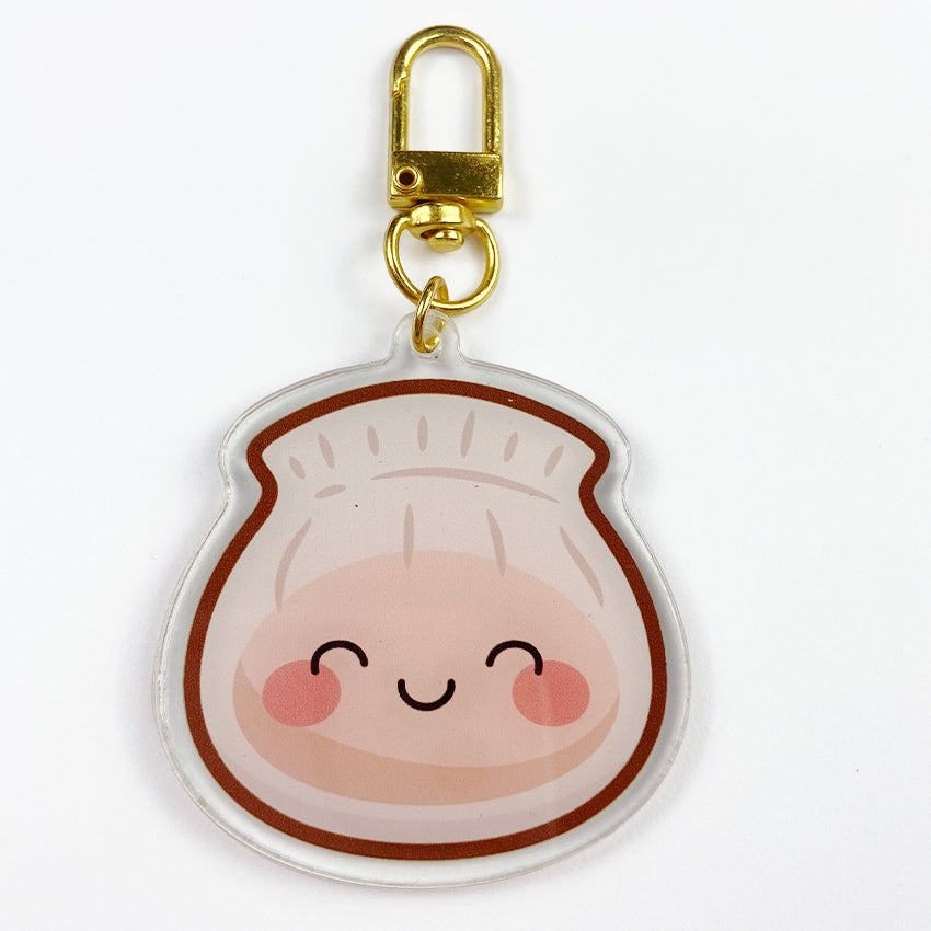 Dumpling bao key chain