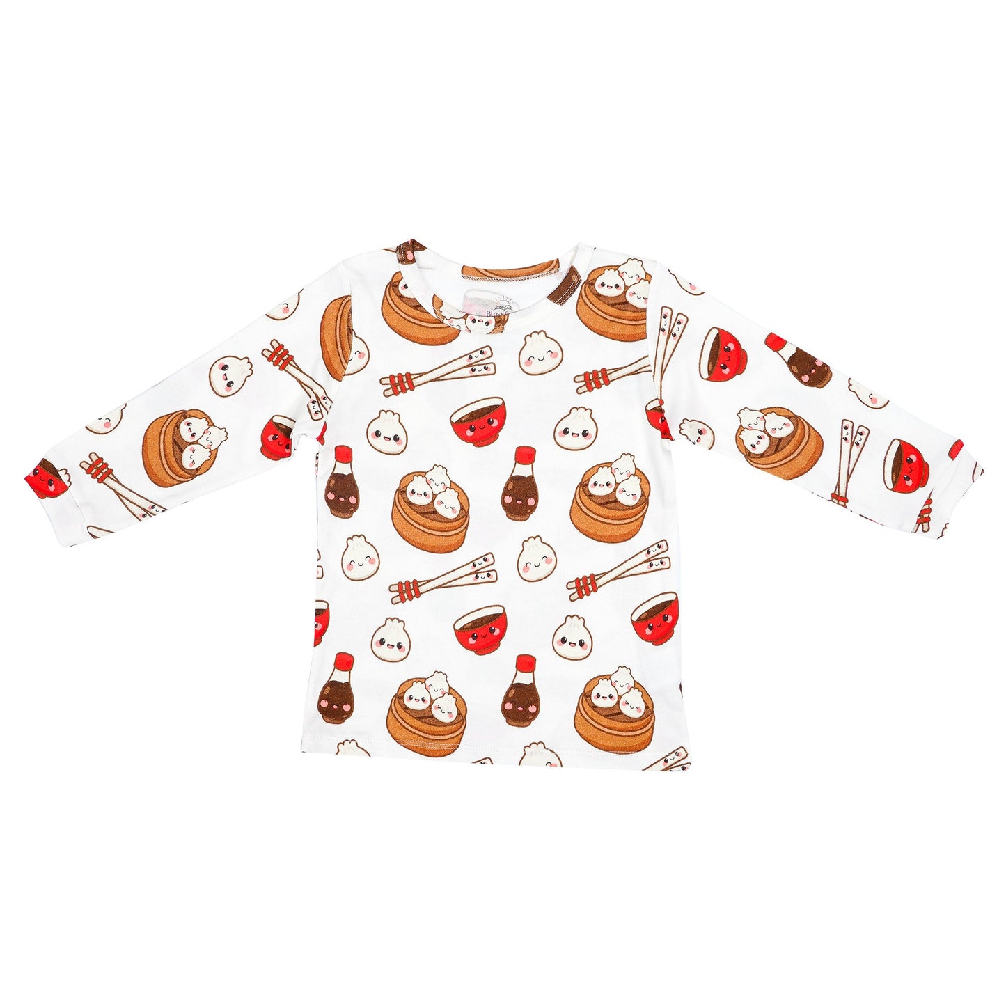 Dumpling Pajama Two-Piece Set