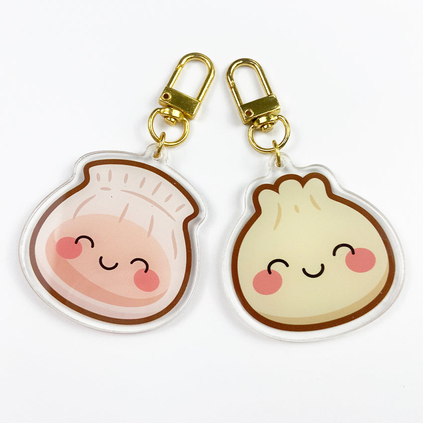 Dumpling bao key chain