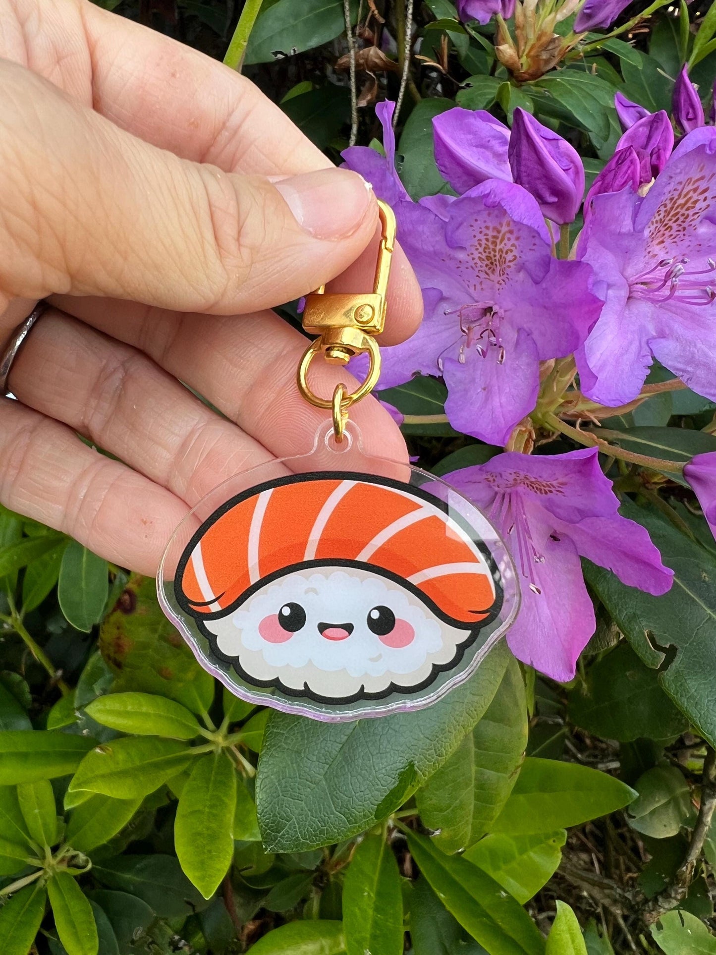 Sushi key chain