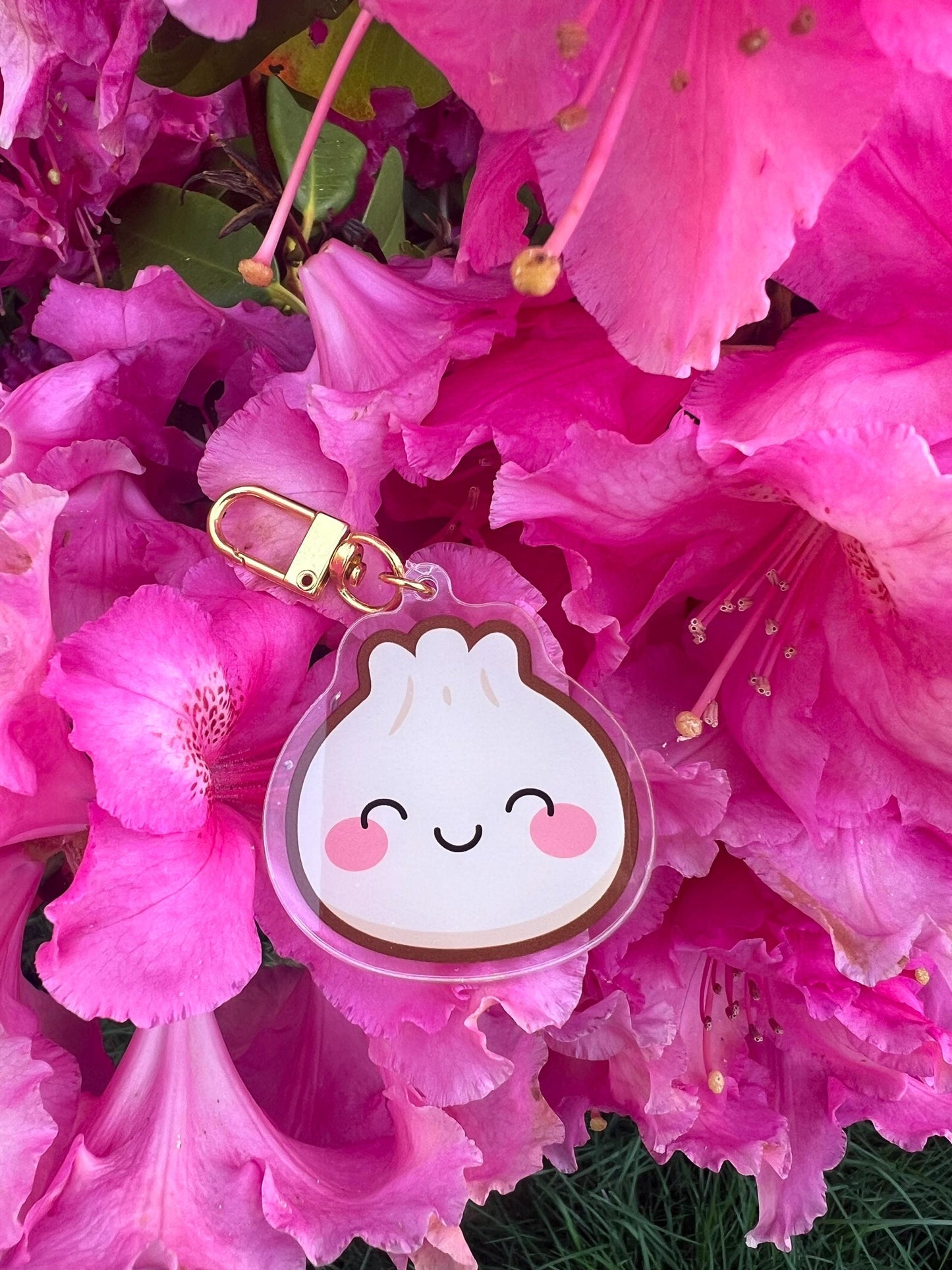 Dumpling bao key chain