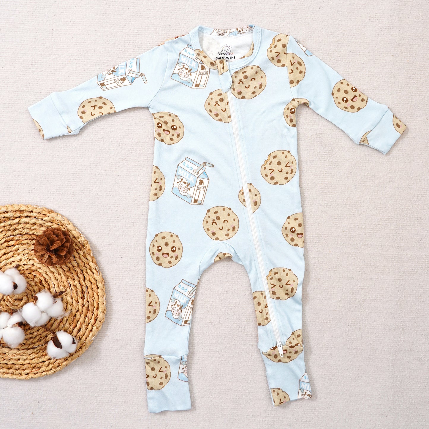 Cookies and Milk Romper