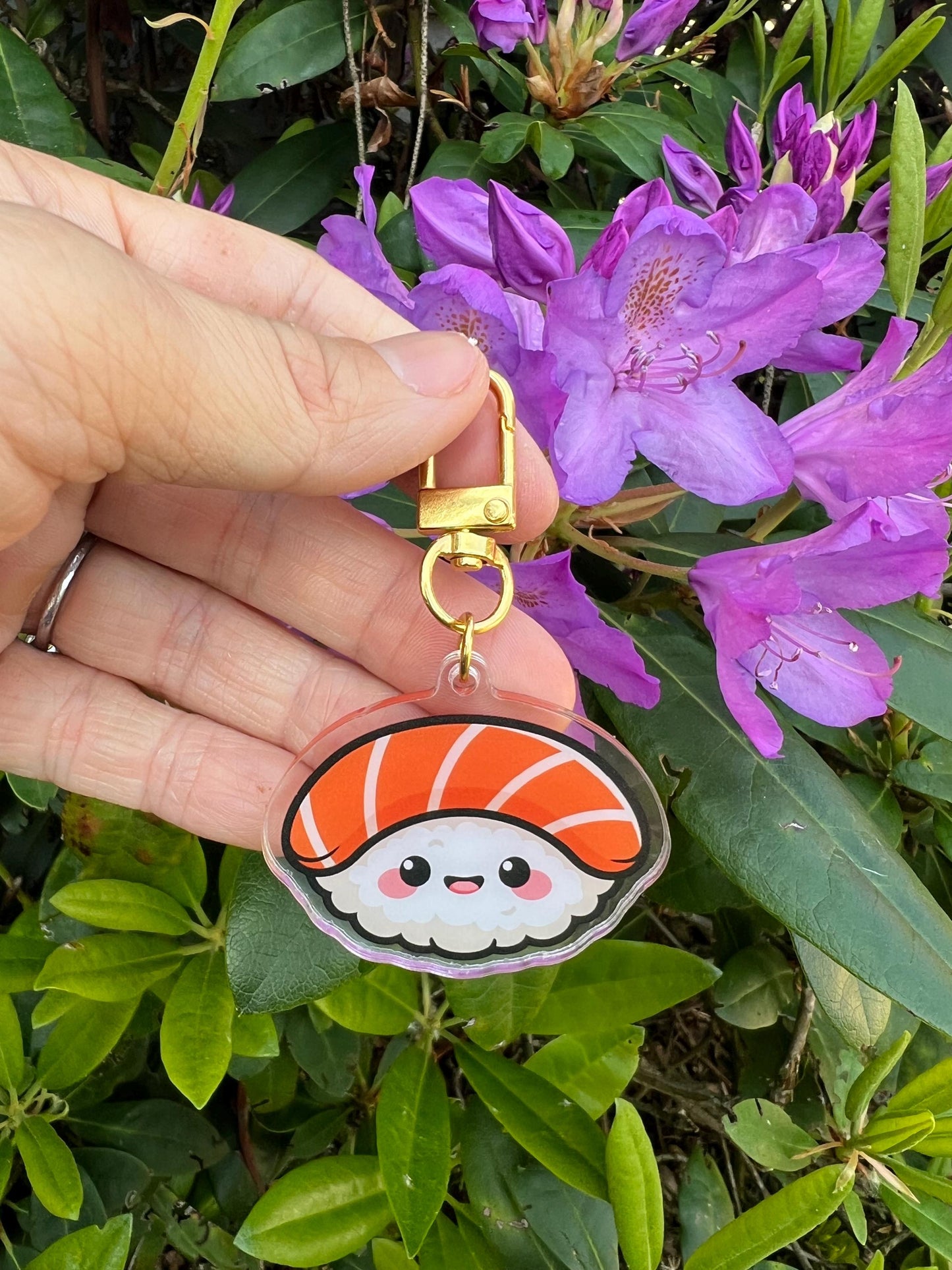 Sushi key chain