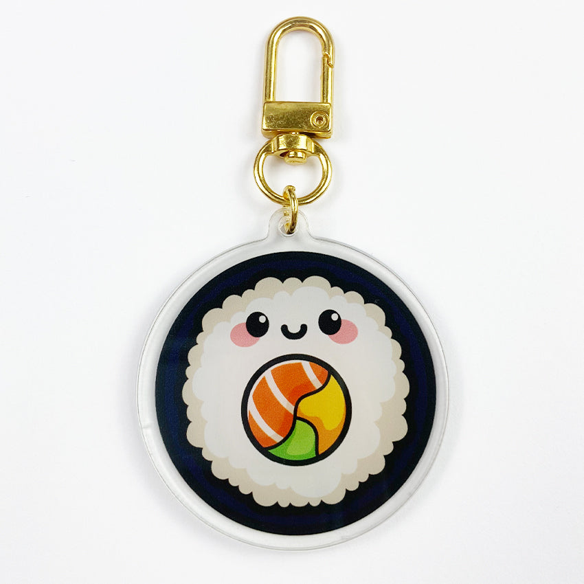 Sushi acrylic key chain