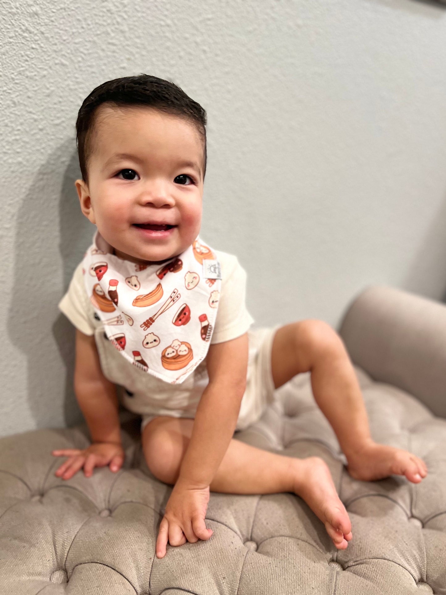 Baby Bandana Bib for Drooling & Teething 100% Cotton-3 Pack Bib Set