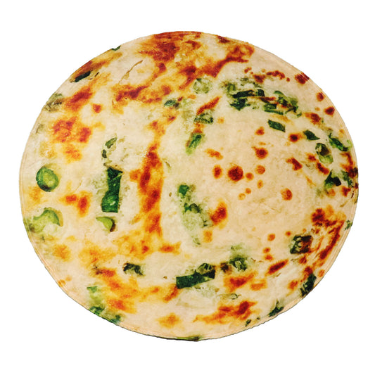 Super Soft Green Onion Pancake Blanket
